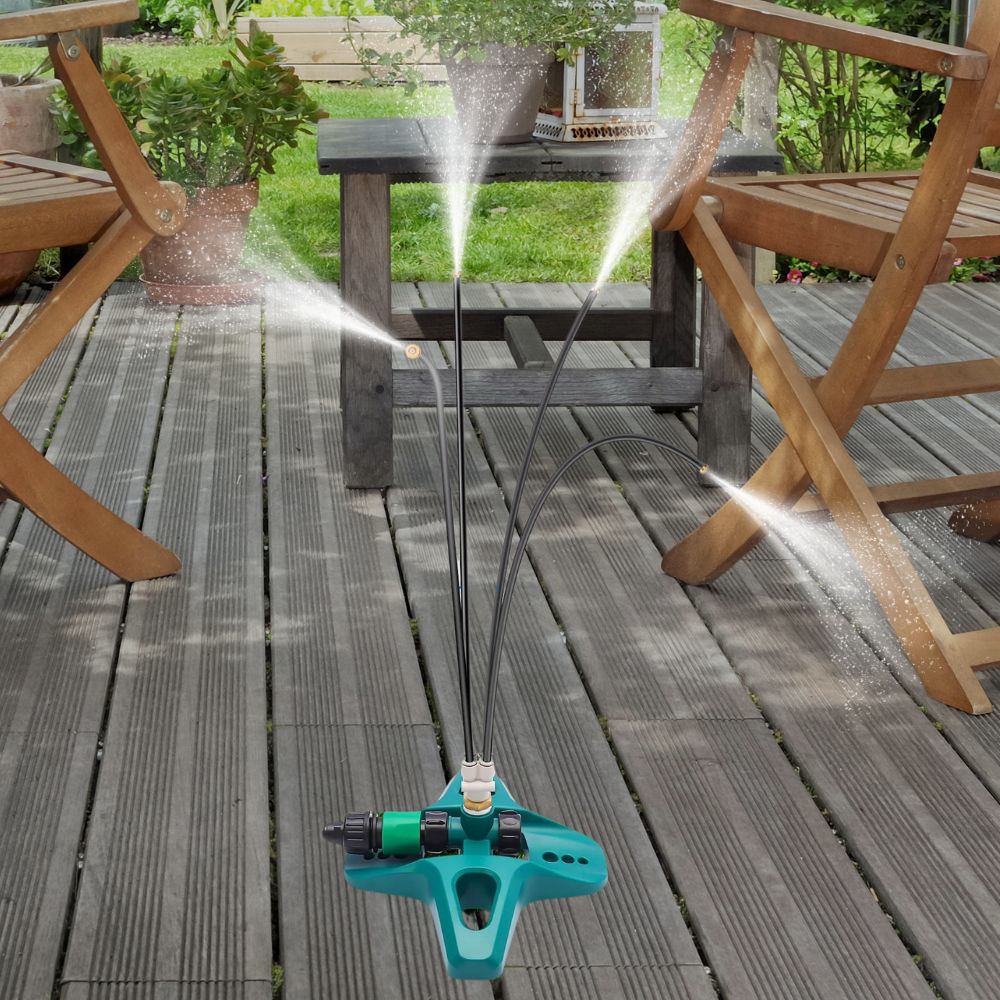 Standing Garden Misting Sprinkler with Adjustable Nozzles