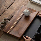 Bamboo Gongfu Tea Tray 50cm with Water Drainage