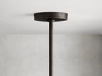 Industrial Ring Chandelier in Sand Cast Brass, 6 or 8 Lights