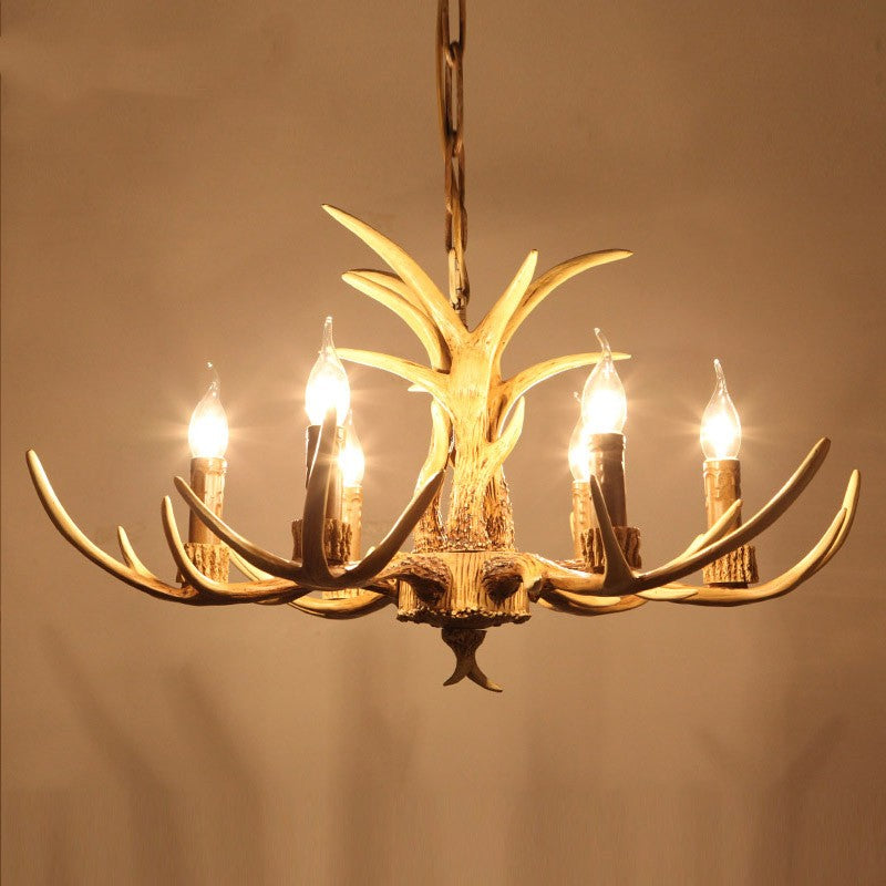 Retro Antler Chandelier with 6, 8 or 10 Lights