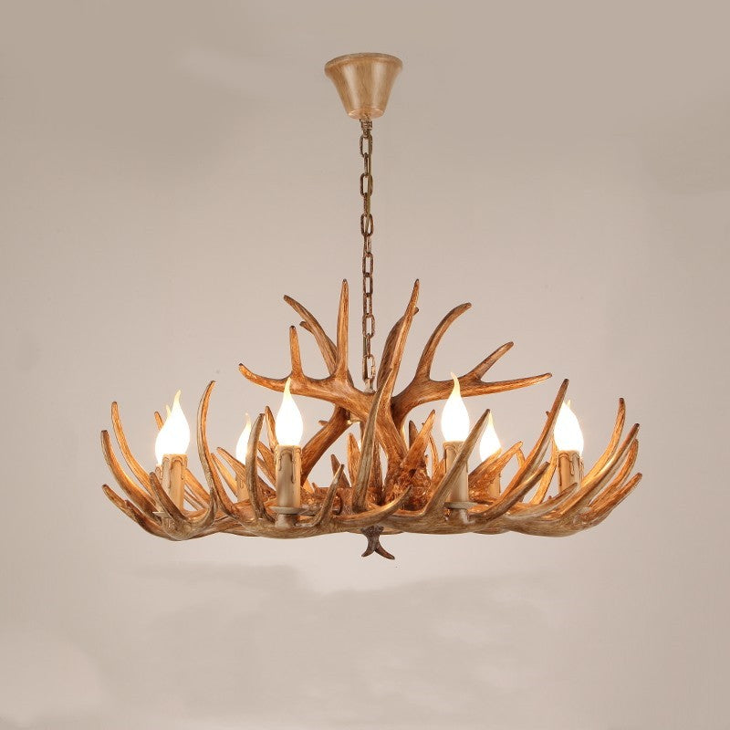 Retro Antler Chandelier with 6, 8 or 10 Lights