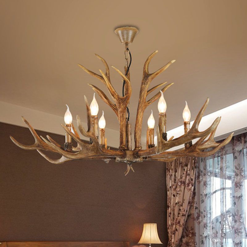 Retro Antler Chandelier with 6, 8 or 10 Lights